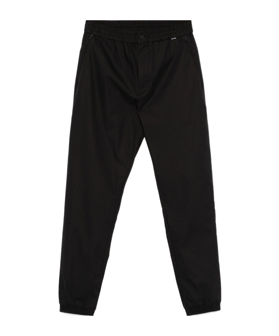 Shop Calvin Klein Elastic Waist Casual Pants In Black