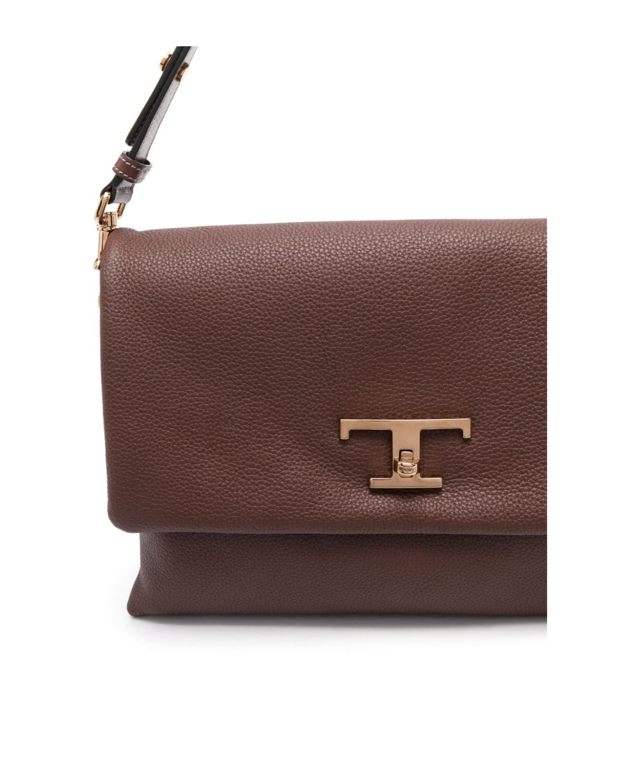 Tod's Mini T Timeless Tote Bag In Brown