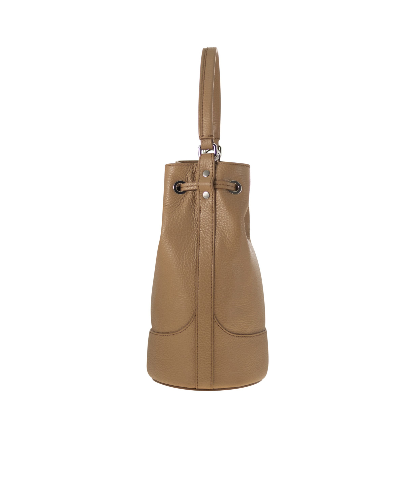 Zanellato Handle Shoulder Bag In Brown