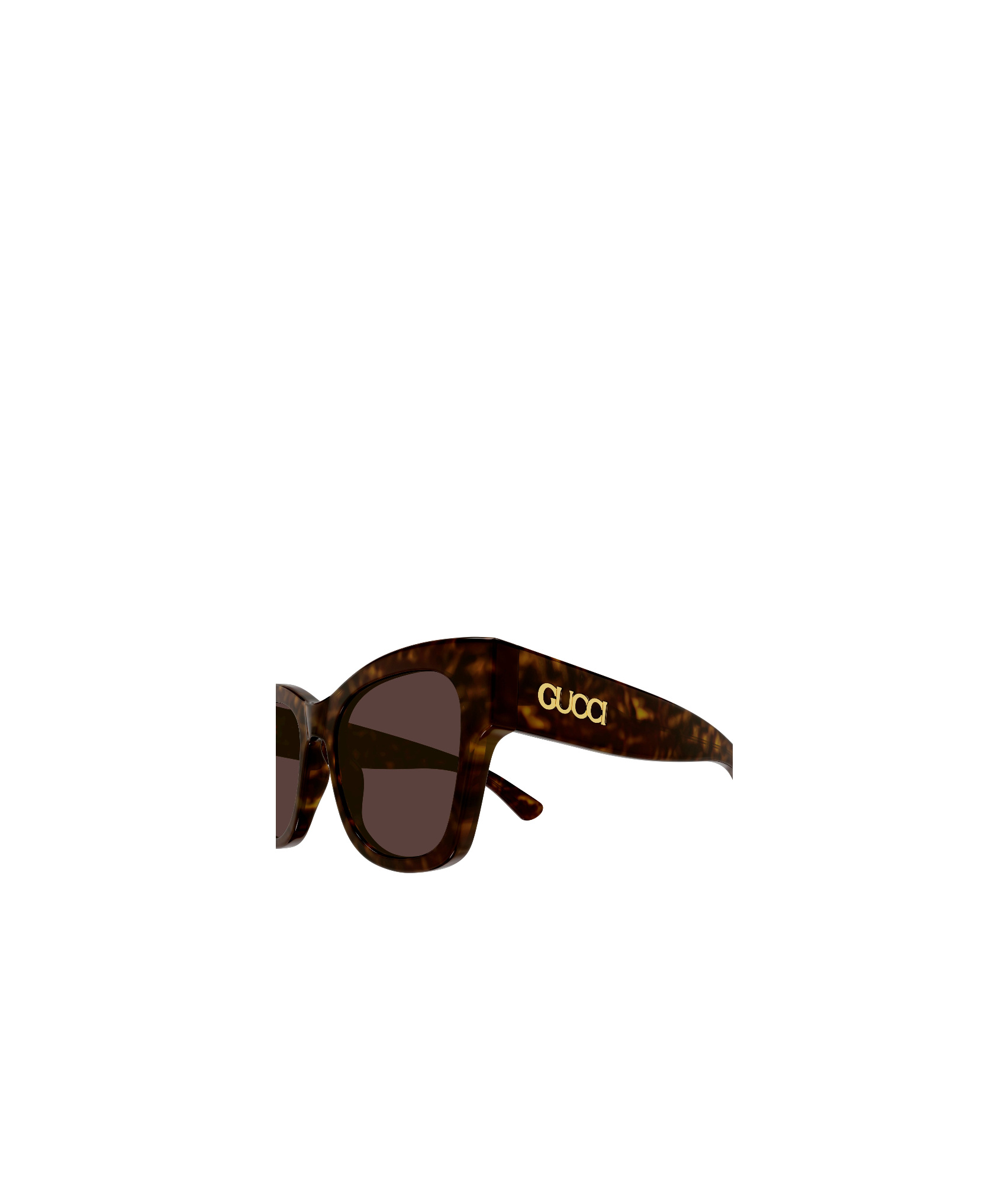 Gucci Gg1789s Recycled Acetate Sunglasses Black In Brown