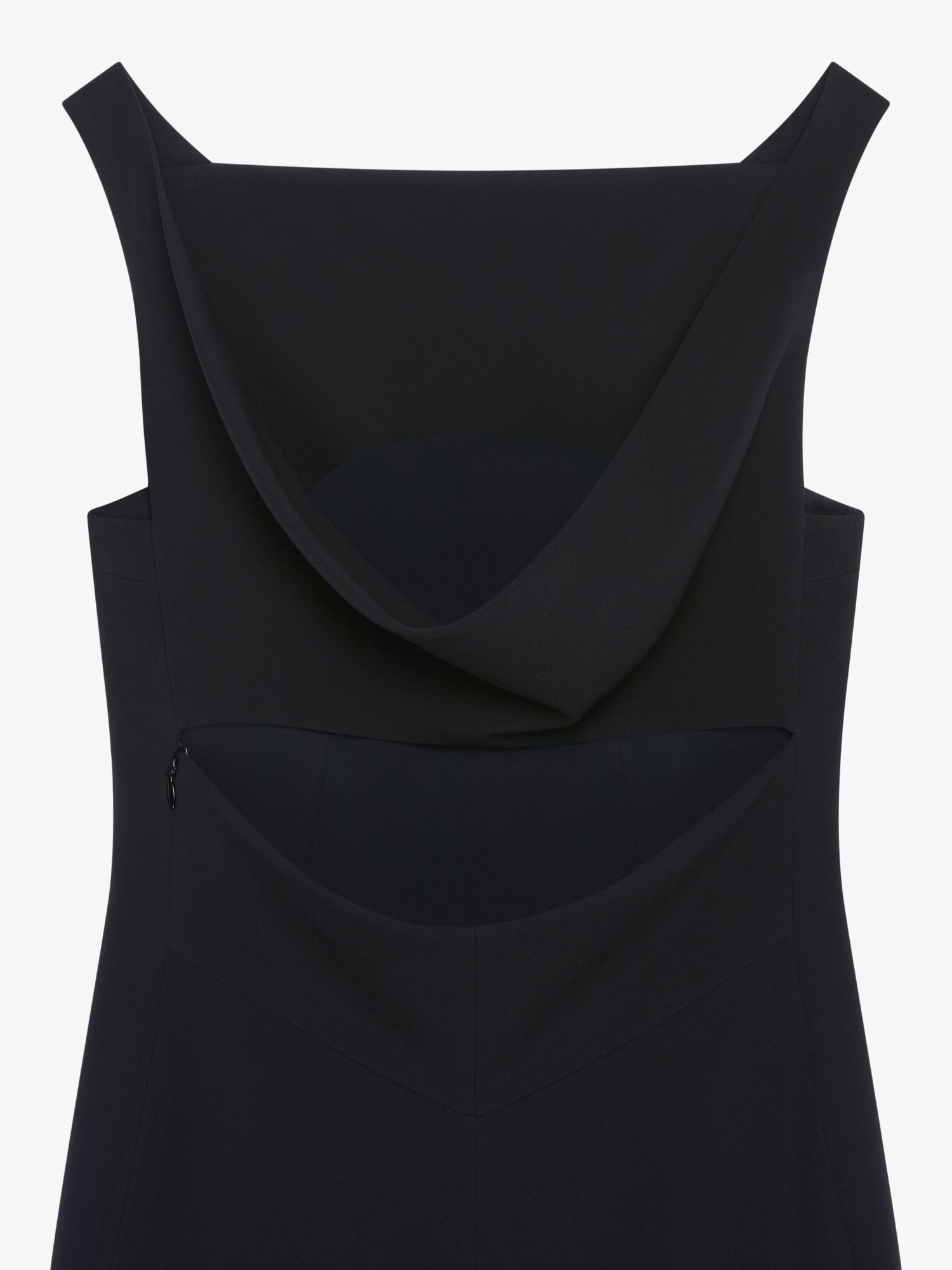Givenchy Cutout Draped Mini Dress In Black