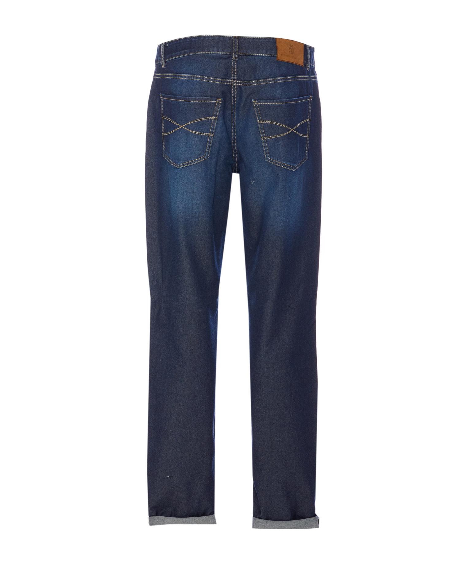 Brunello Cucinelli Belt-loop Jeans In Blue