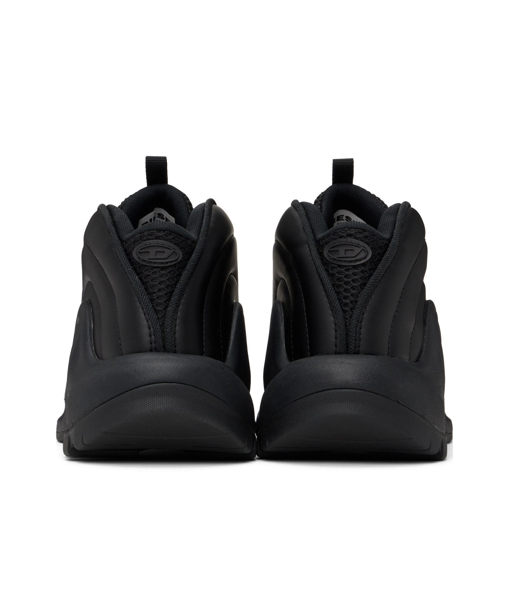 Diesel Mid D-runner Trainers Branded With Oval D Logo In Black