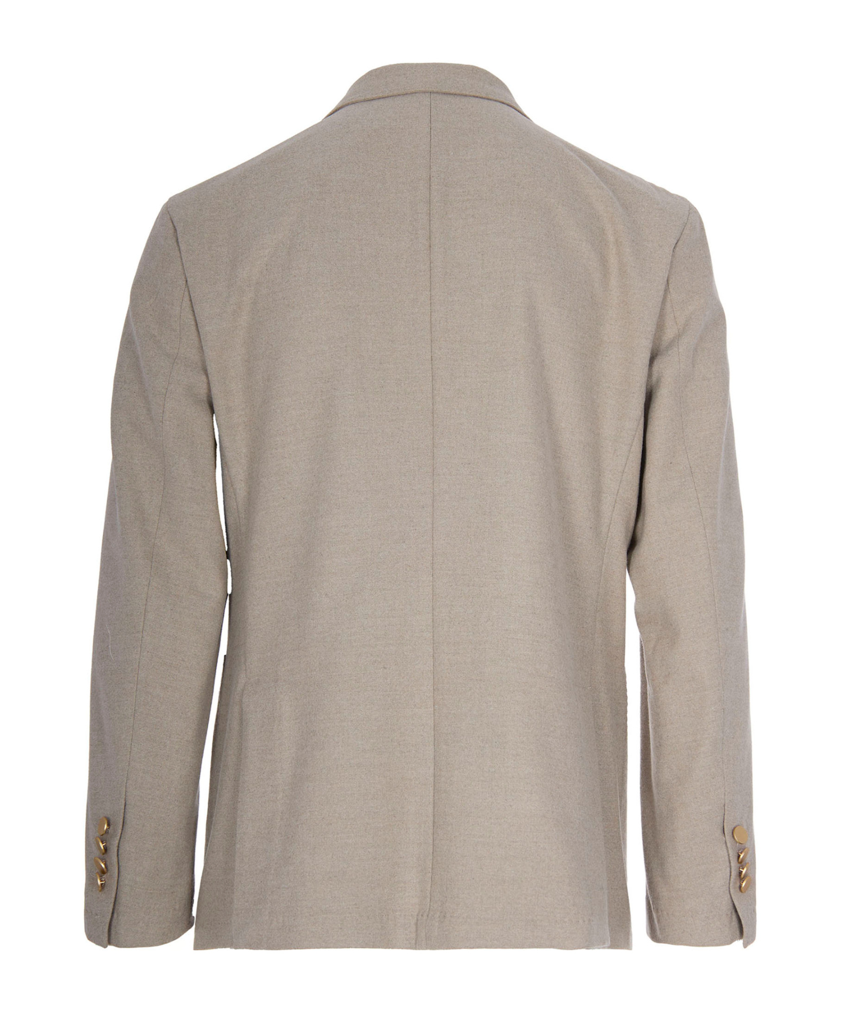 Manuel Ritz Double-breasted Button Blazer In Neutral