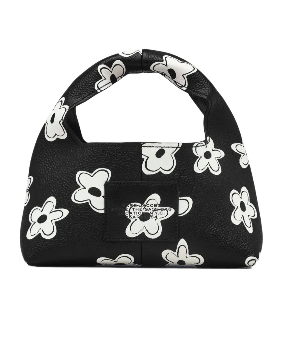Marc Jacobs Printed Handbag In Black