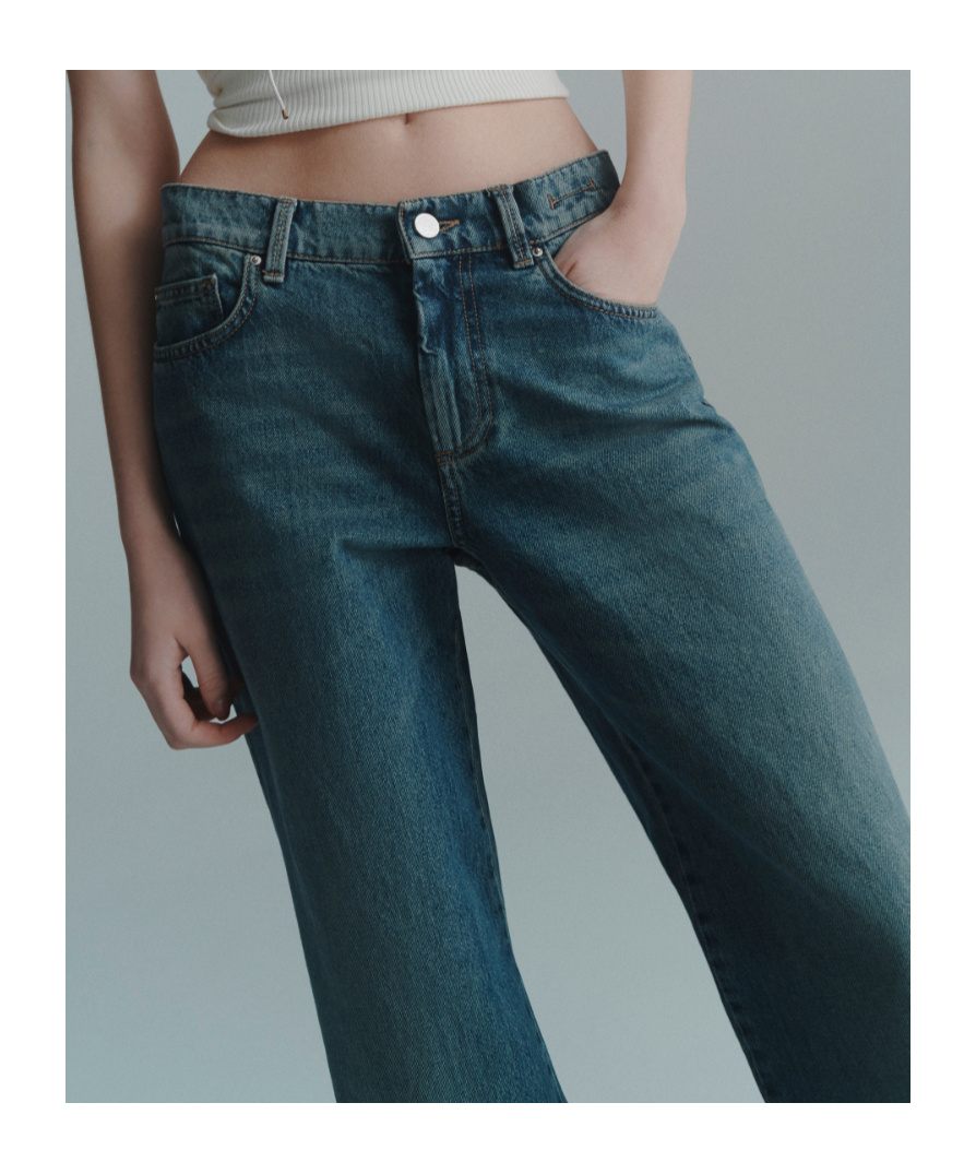 Marella Low-rise Wide-leg Jeans In Blue