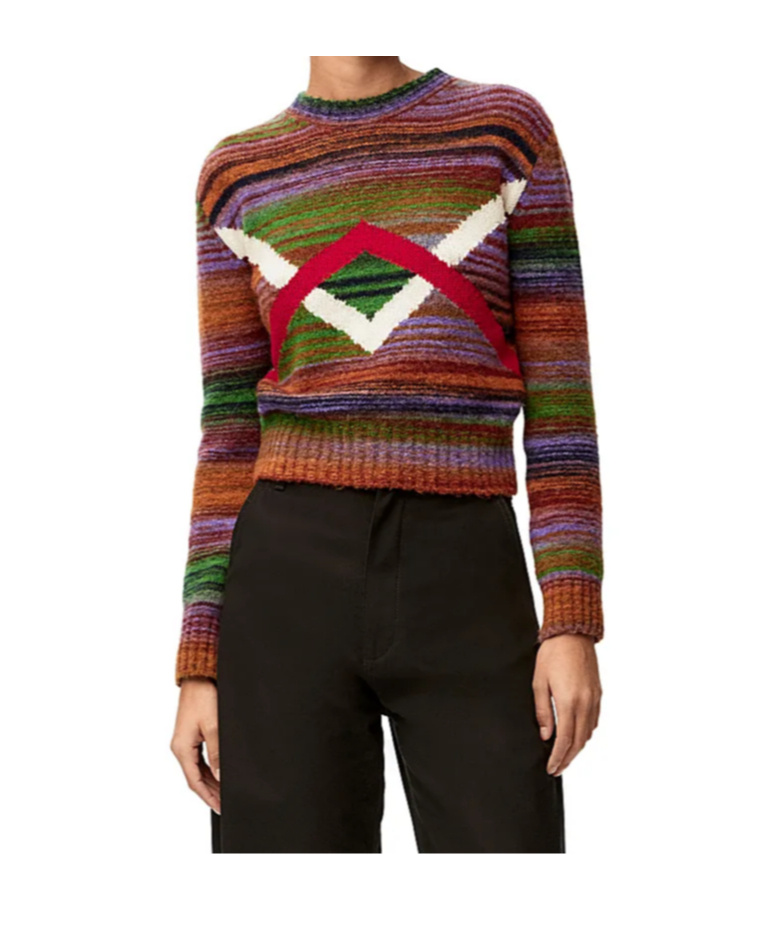 LOEWE ANAGRAM-PATCH SWEATER 