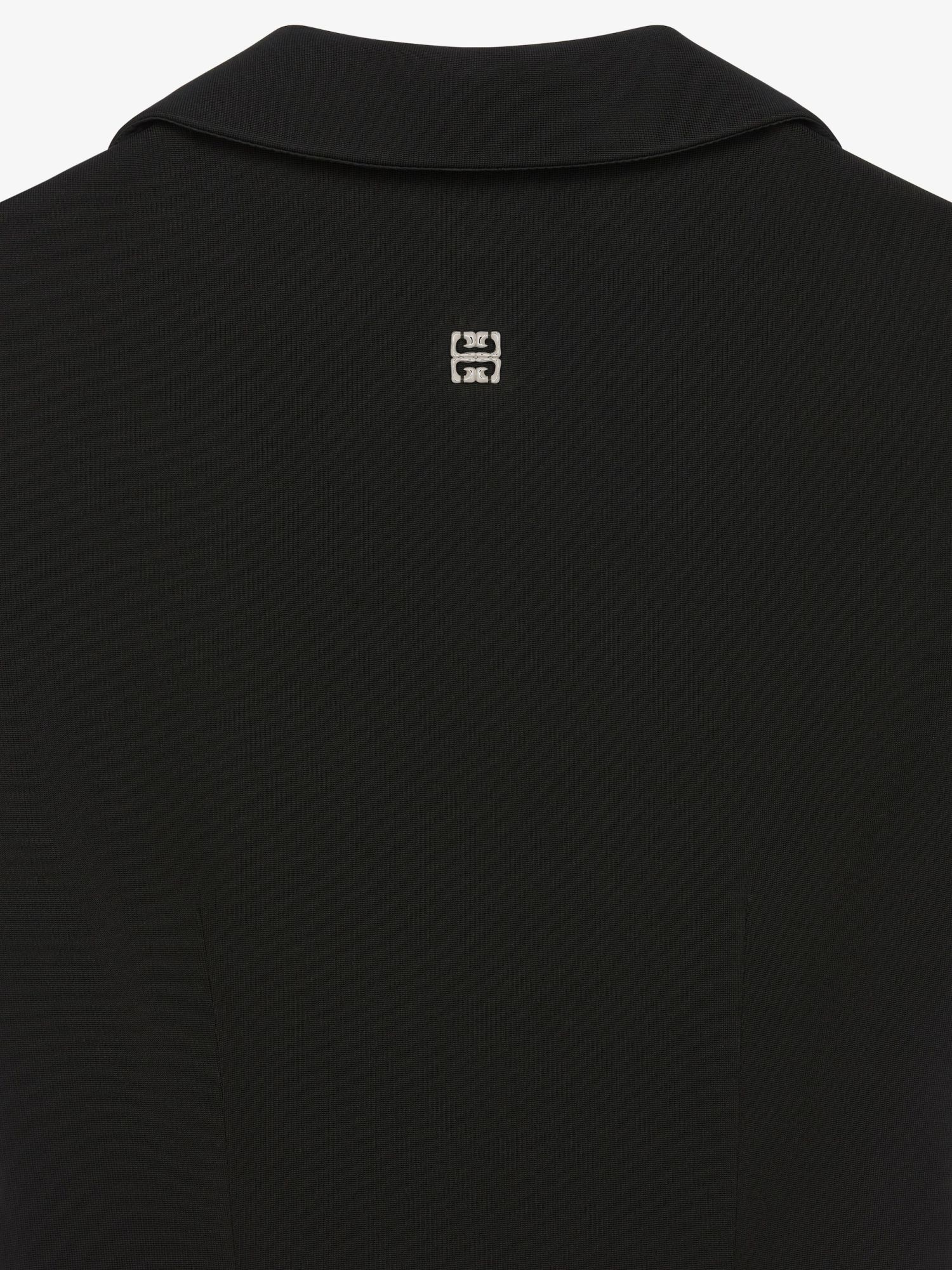 Givenchy Dress In Punto Milano With 4g Detail In Black