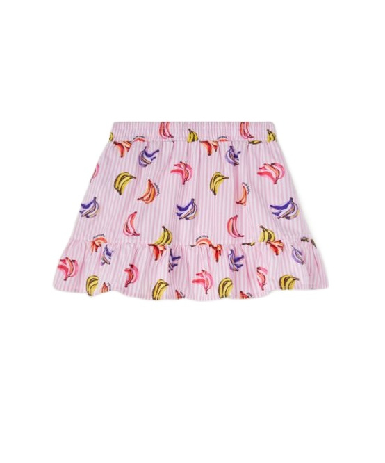 Palm Angels Printed Mini Skirt In Pink