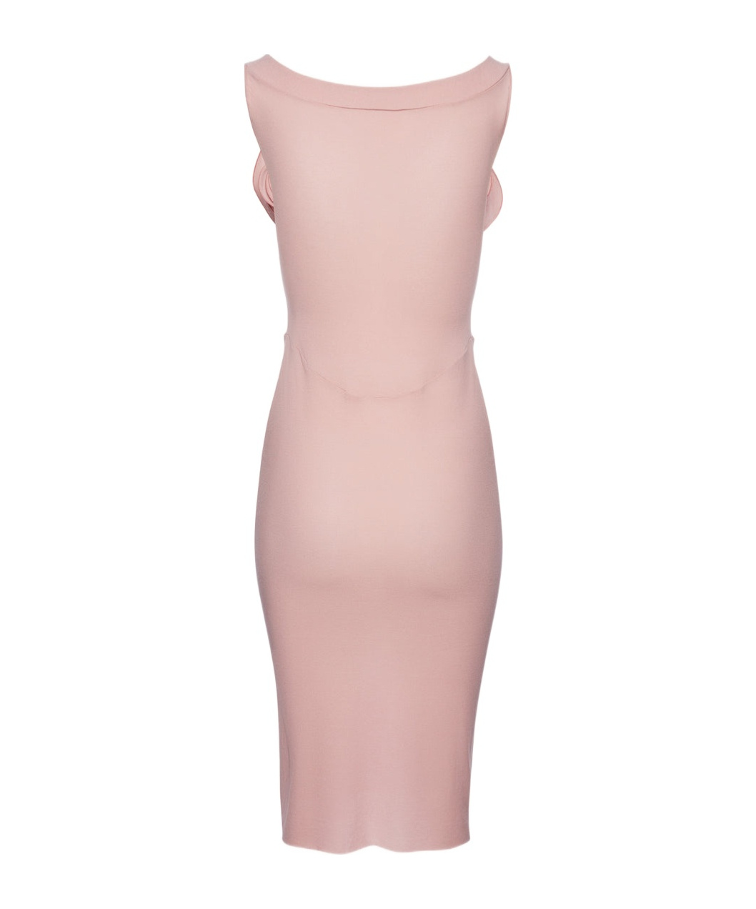 Magda Butrym Pink Floral Bustier Midi Dress In Pink