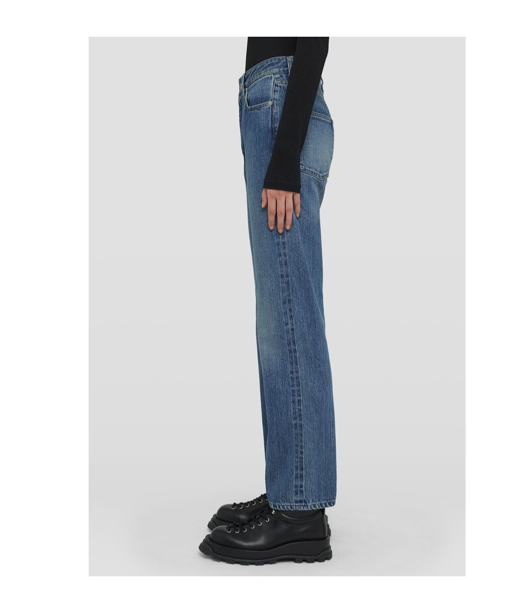 Jil Sander Logo-appliqué Straight-leg Jeans