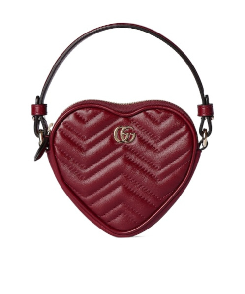 Gucci Gg Marmont Mini Bag In Red