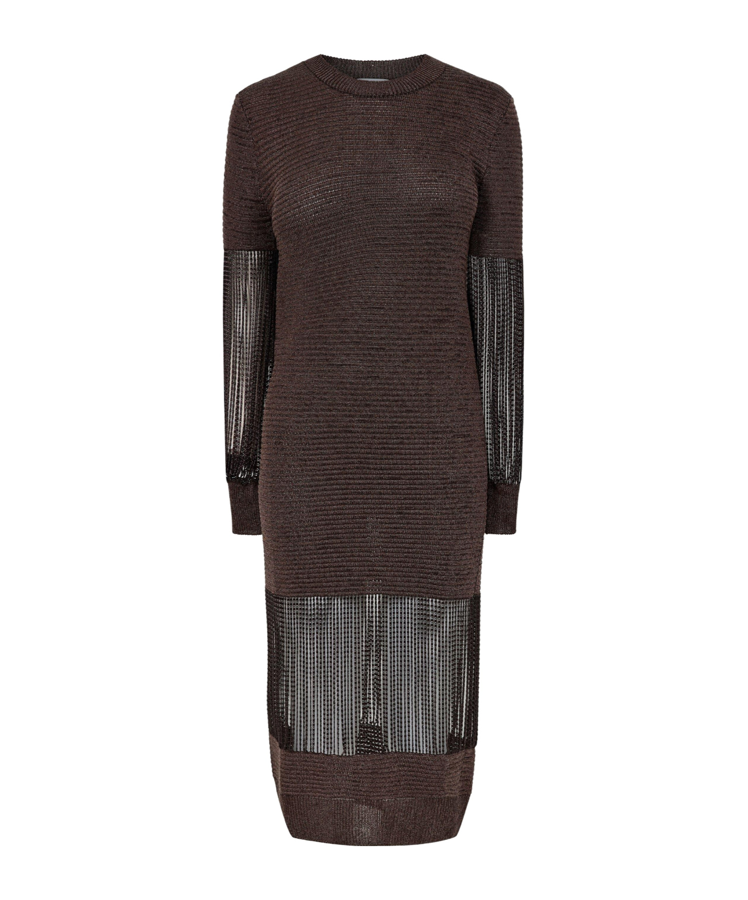 Bottega Veneta Knitted Dress In Black