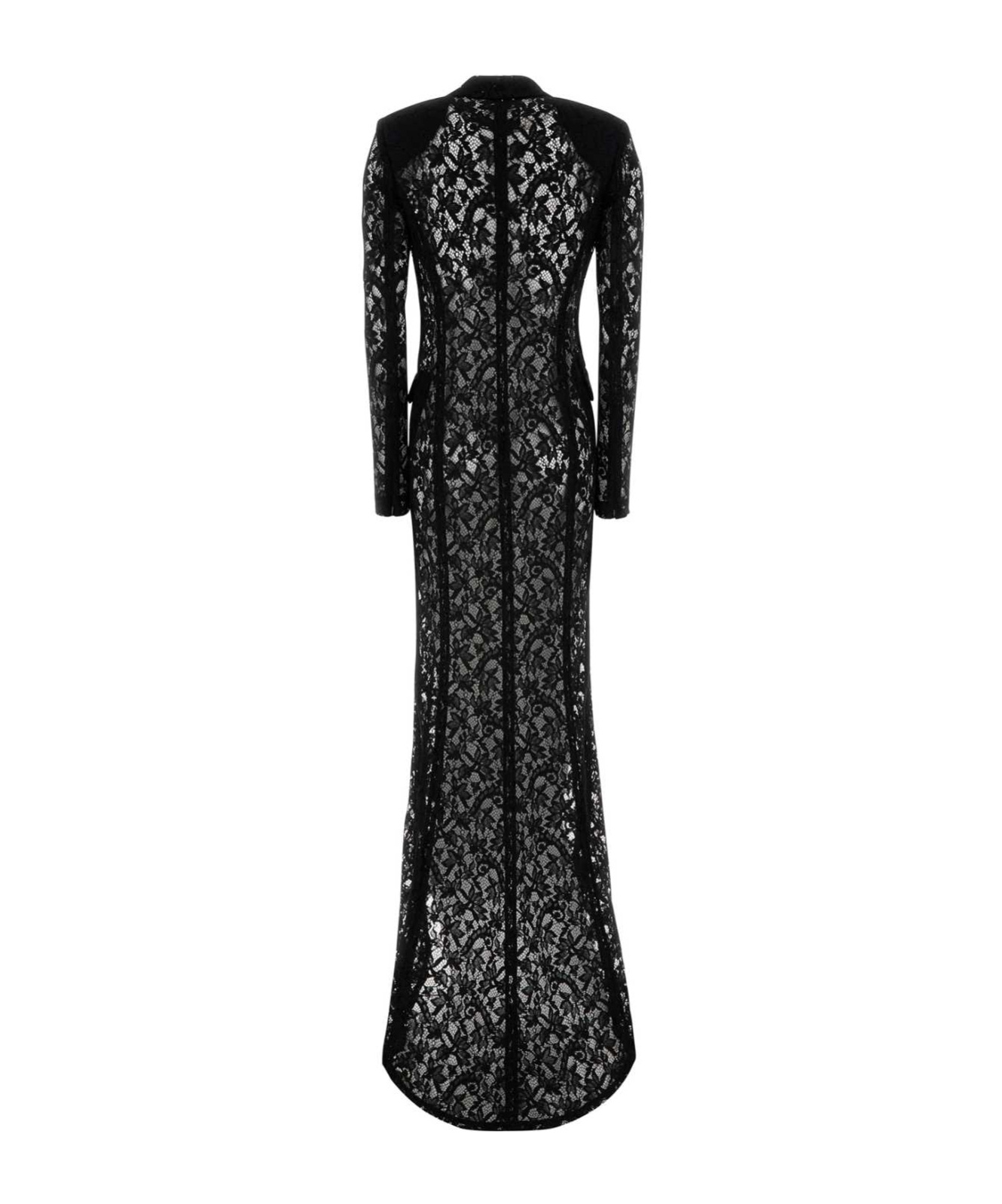 Blumarine Rebrode Lace Dress 2a688a N0990 In Black
