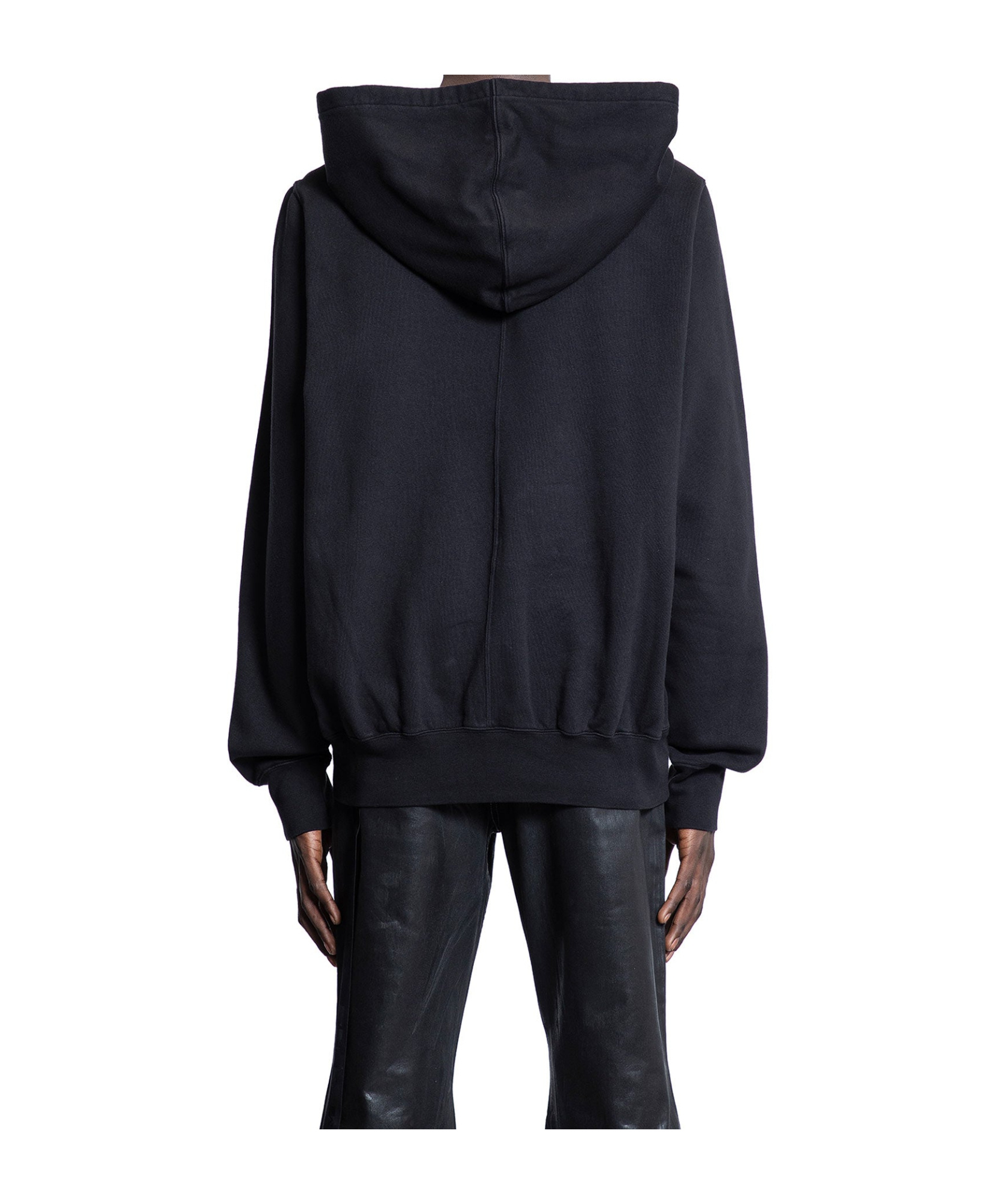 Rick Owens Drkshdw Long Sleeve Sweatshirt In Black
