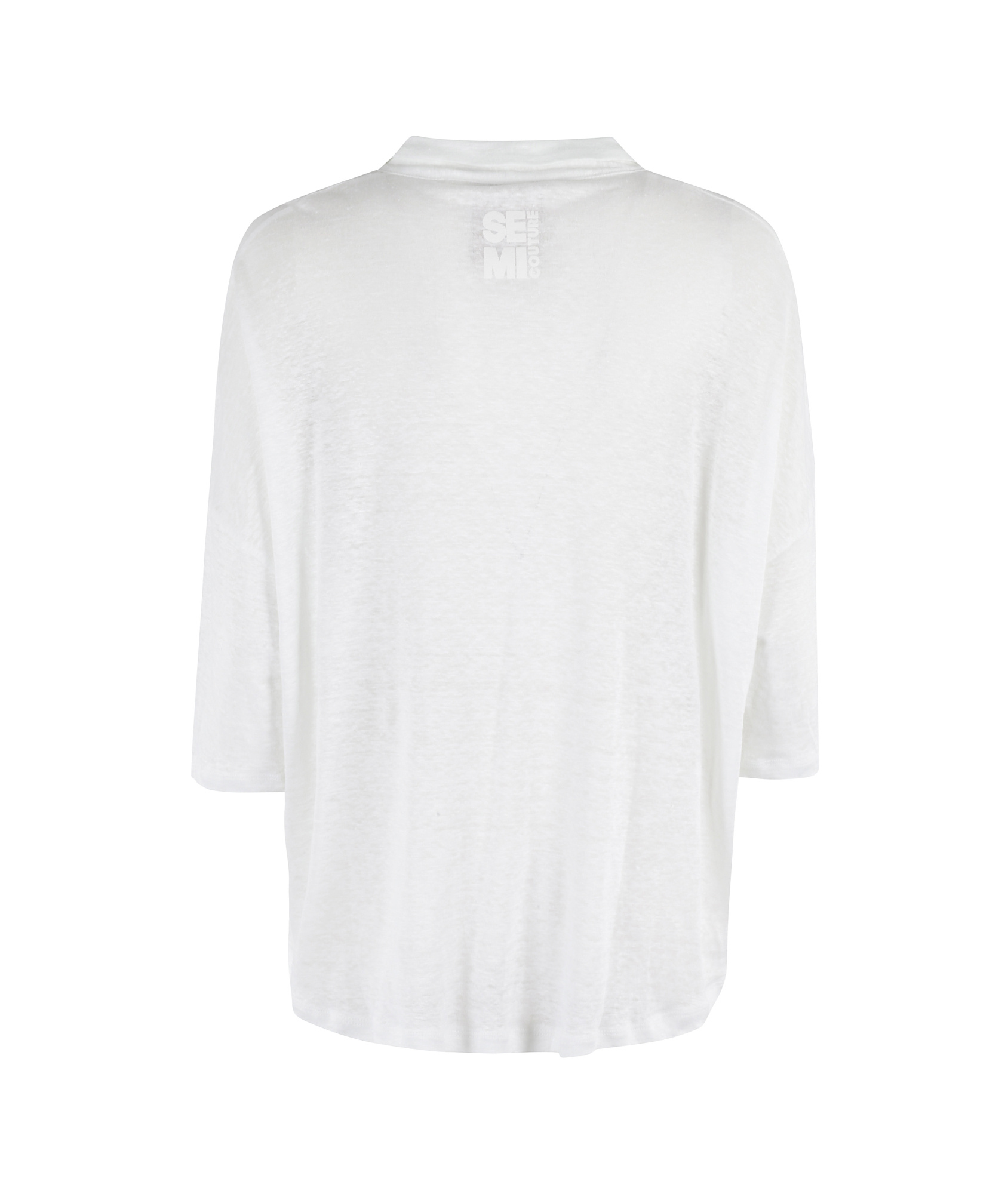 Shop Semicouture Camille Shirt In White