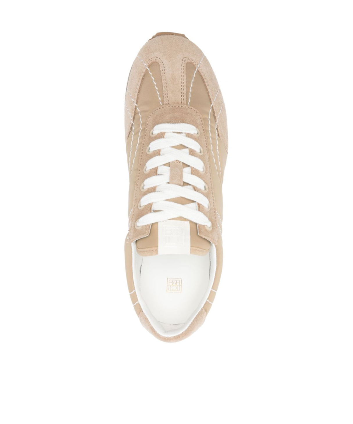 Totême Toteme Nylon Low-top Sneakers In Nude