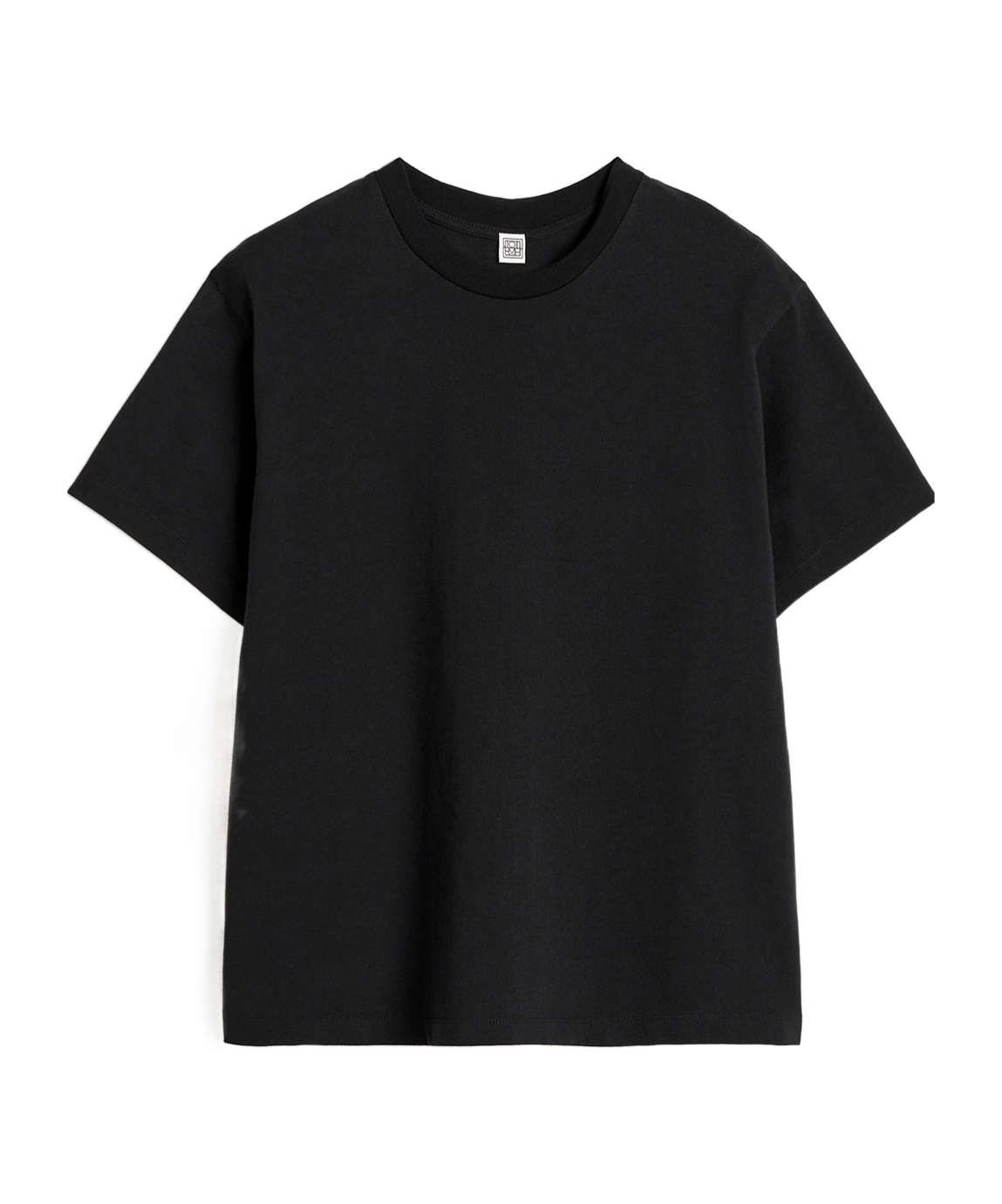 Totême Cotton Jersey T-shirt In Black