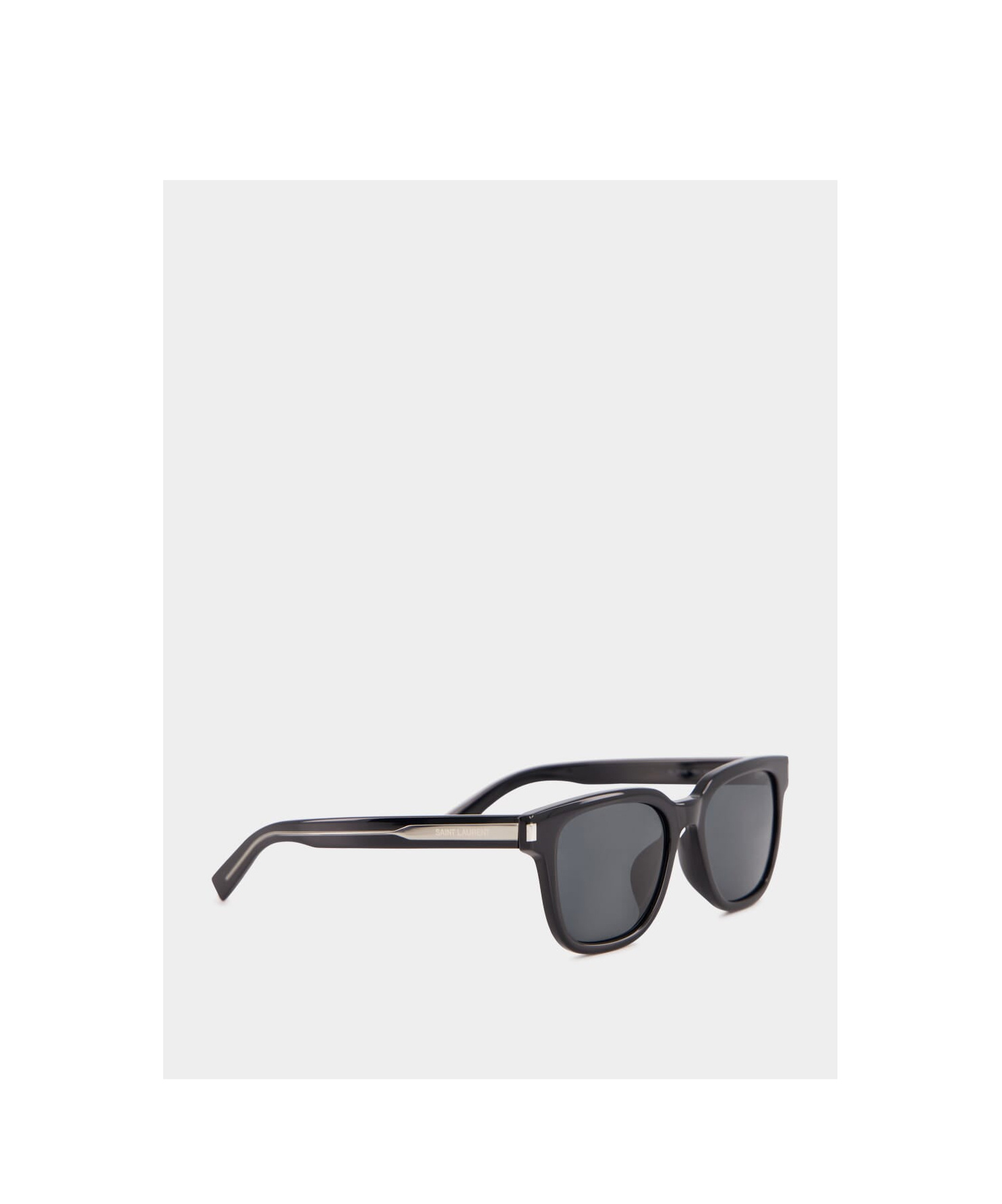Saint Laurent Logo Sunglasses In Black