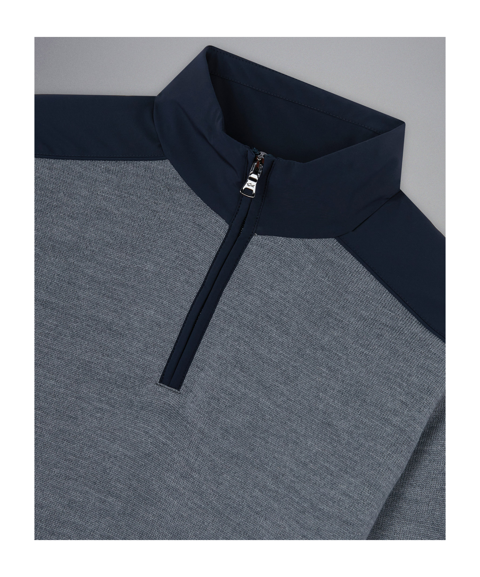 Paul & Shark Wool Sweater With Typhoon Insert In Gray