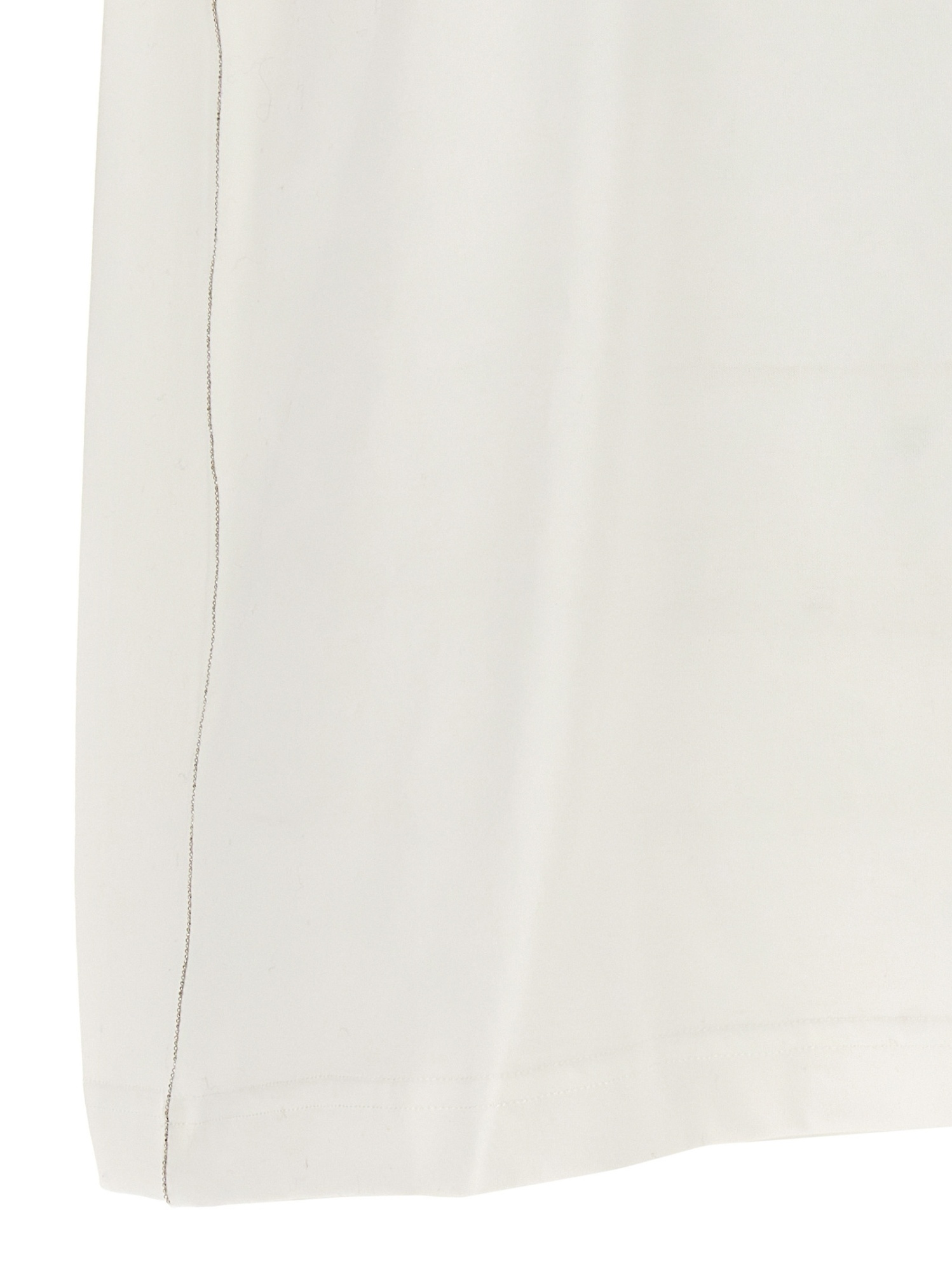 Shop Fabiana Filippi Beaded T-shirt In White