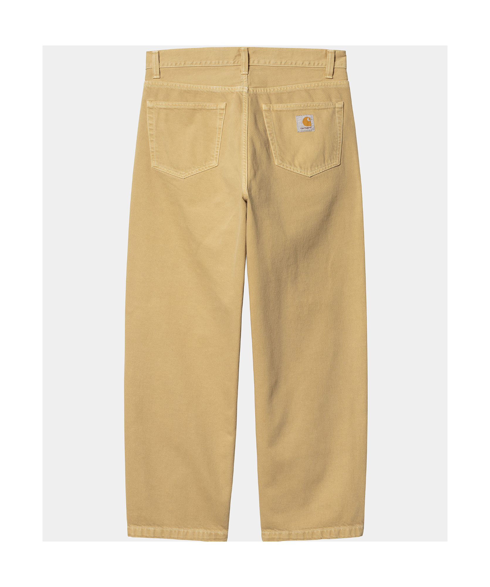 Carhartt Pants For Man I033749 1yh4j Bourbon Stone Dyed In Nude