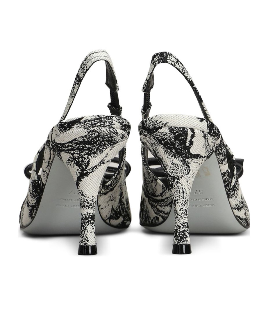 Shop Roberto Festa High Heel Sandals In Gray