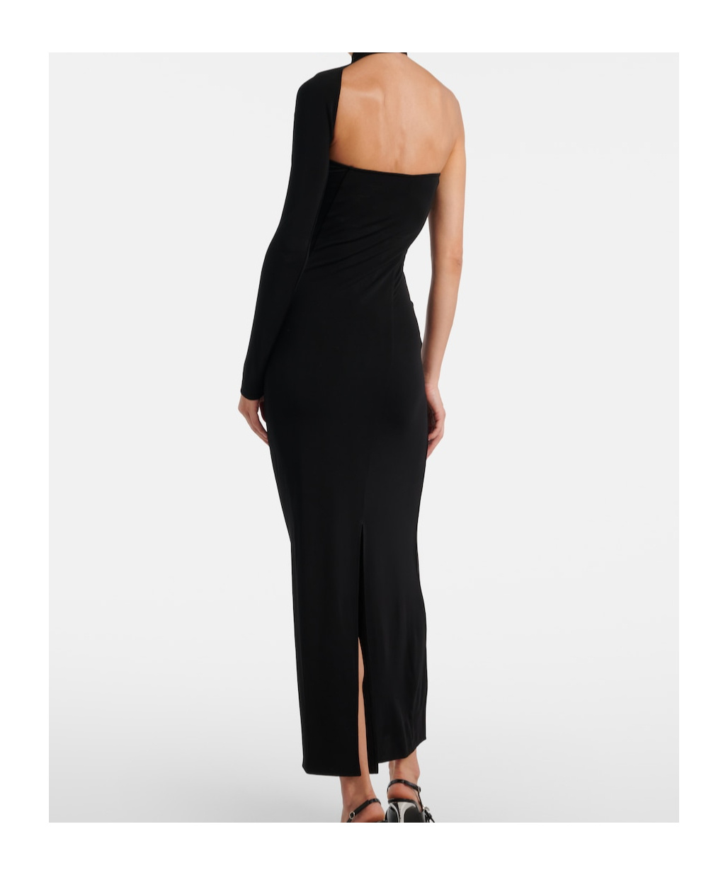 Courrèges Black Viscose Cocktail Dress In Black