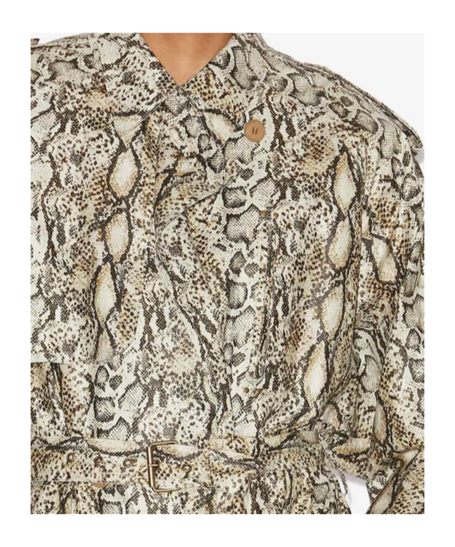 Isabel Marant Freanne Coat In Nude