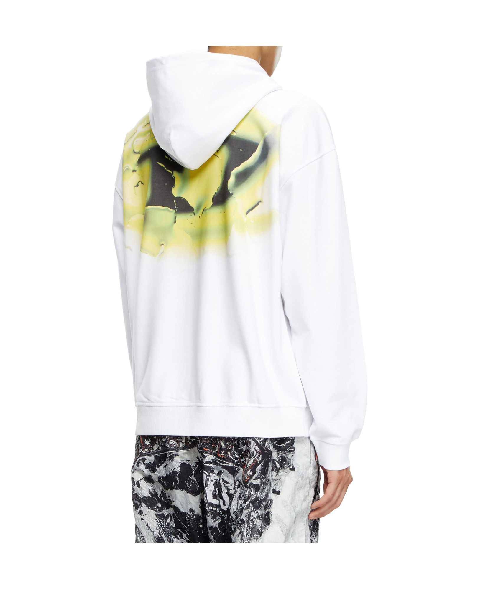 Diesel S-boxt-hood-k3 Hoodie In White
