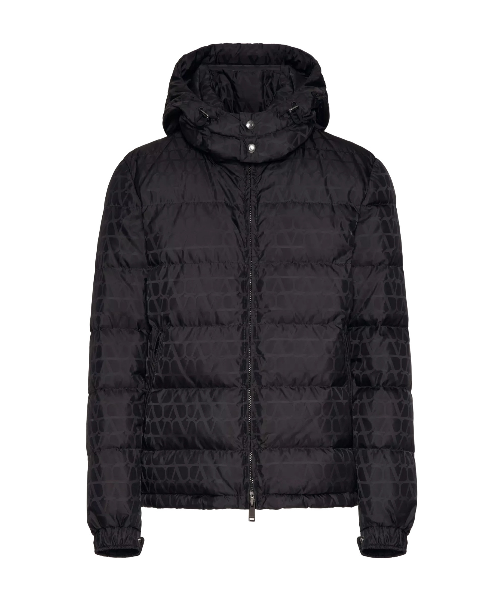 Valentino Toile Iconographe Padded Jacket In Black