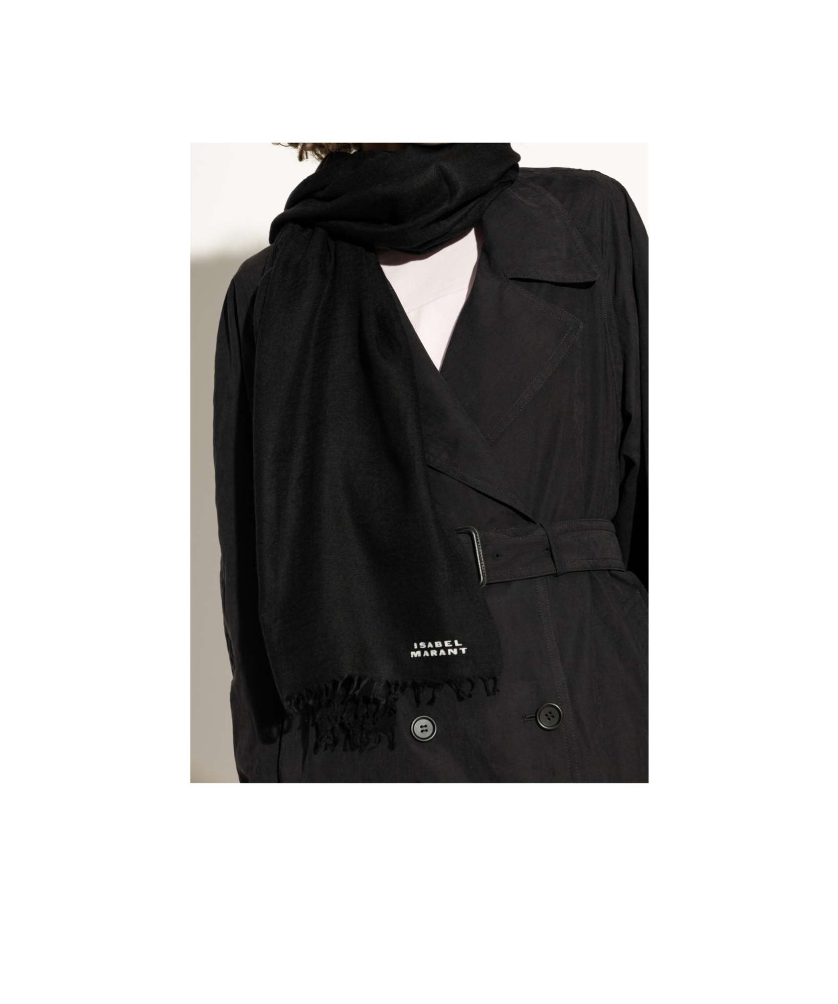 Isabel Marant Frayed-edge Cashmere Scarf