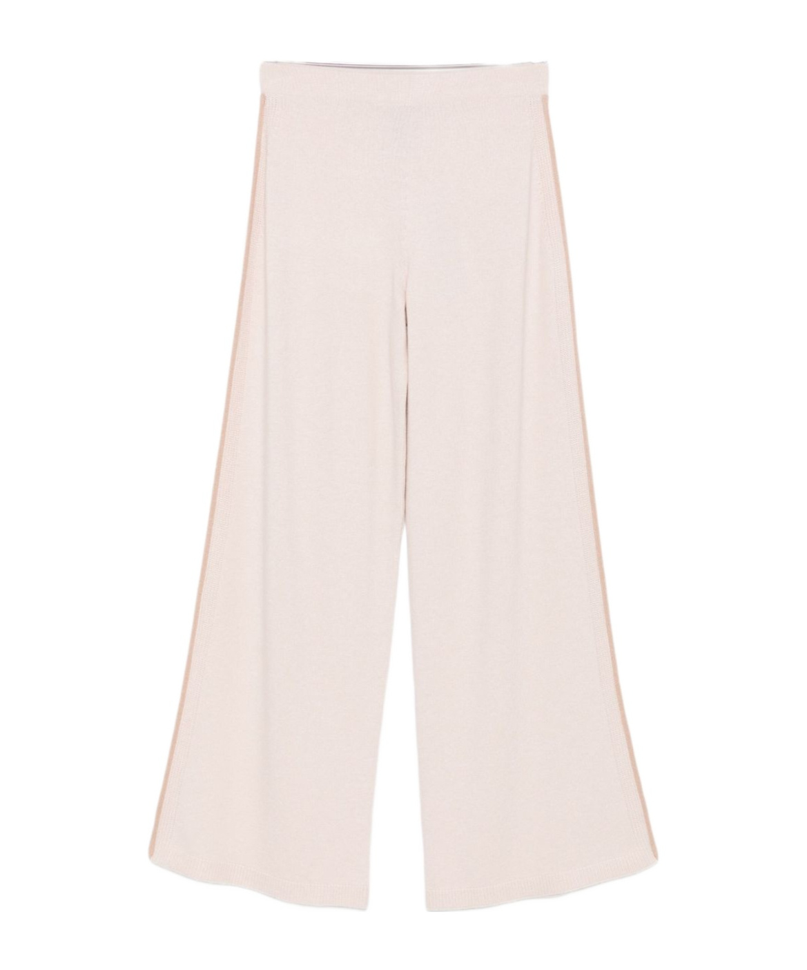D Exterior Cream And Beige Wide-leg Trousers Crafted In Multi
