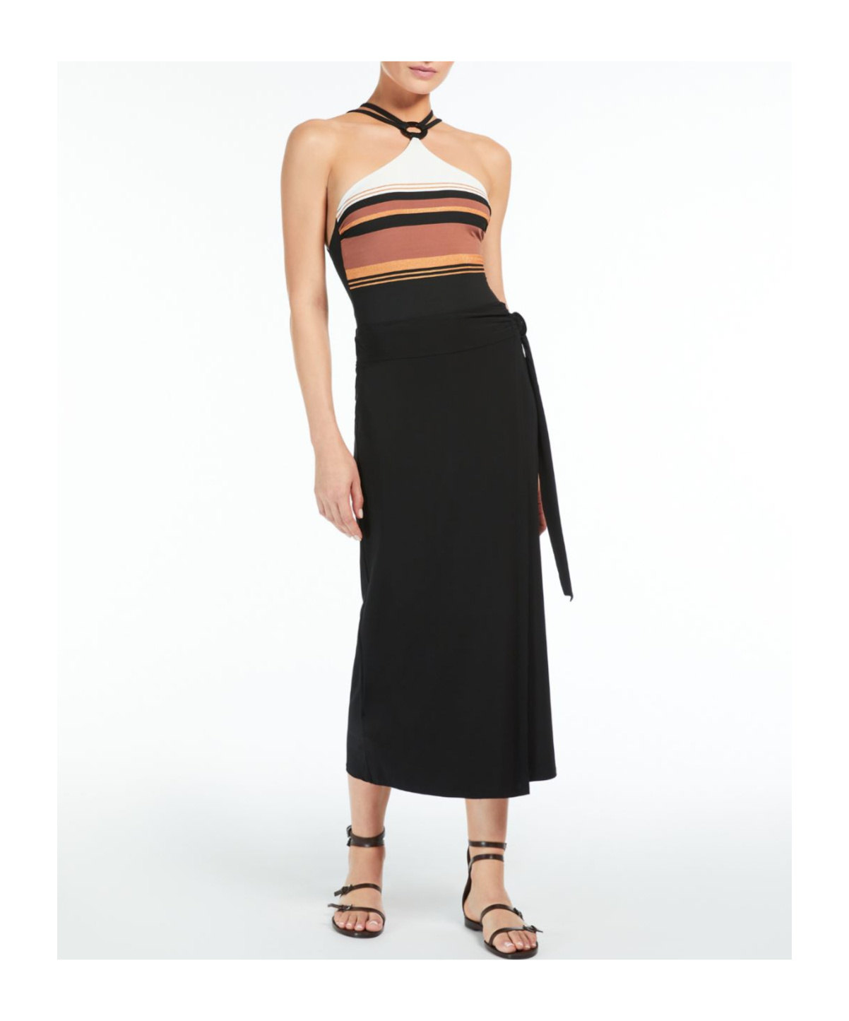 Shop Max Mara Jacquard One-piece Swimsuit In Black
