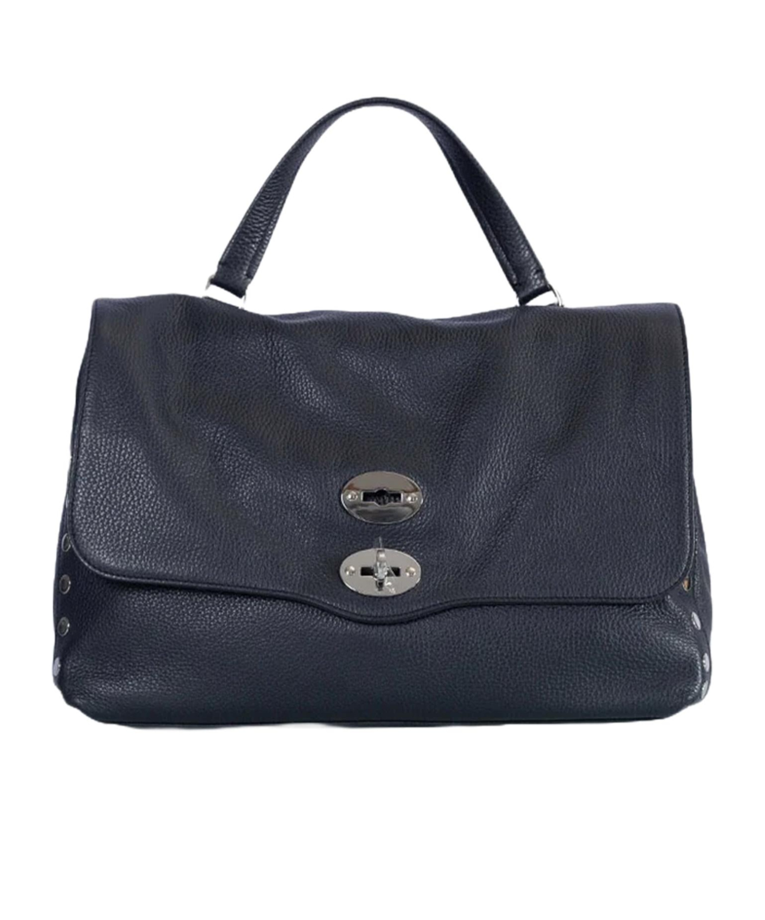 Zanellato Postina Twist-lock Tote Bag In Black