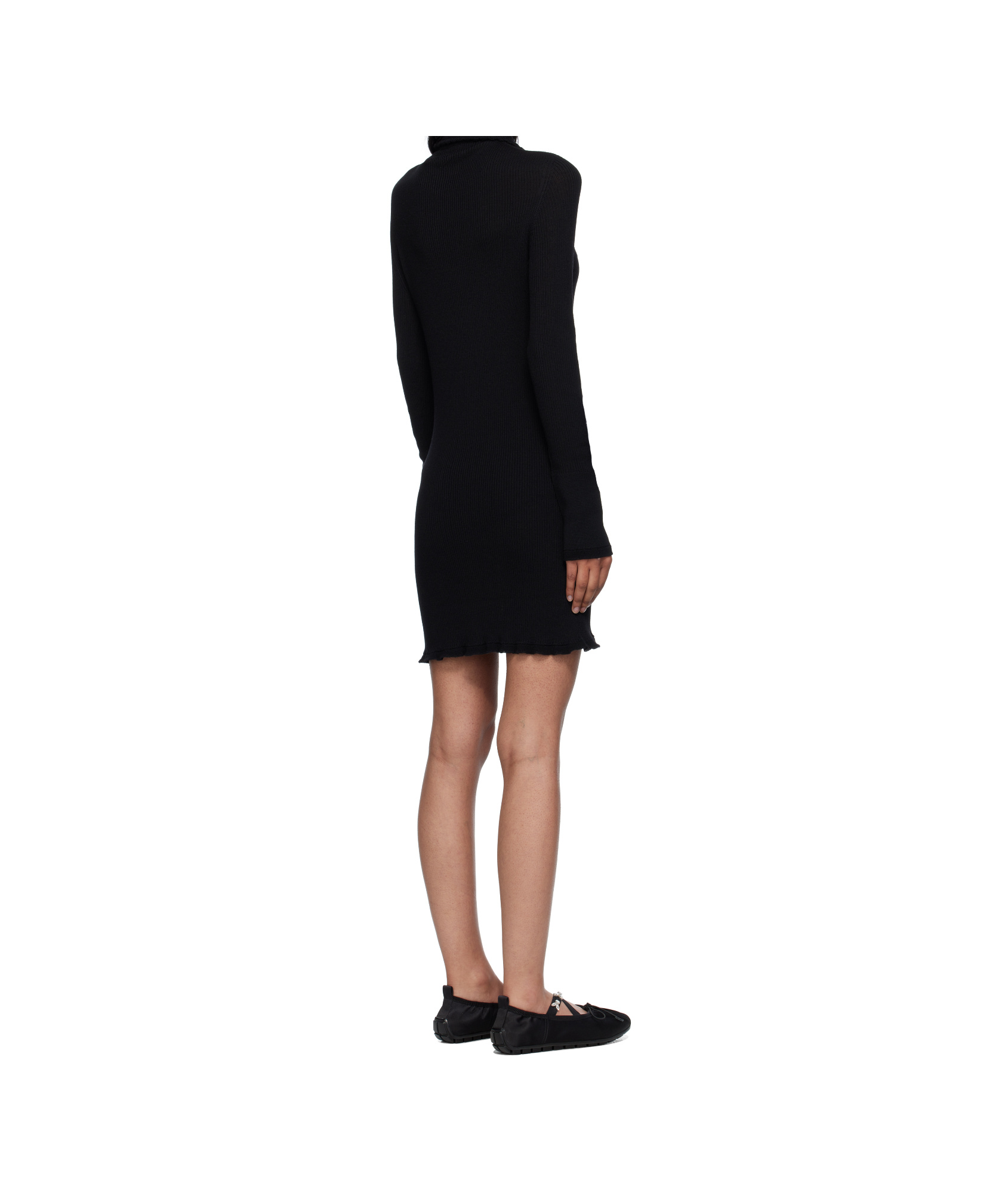 Cecilie Bahnsen Long Sleeve Dress In Black