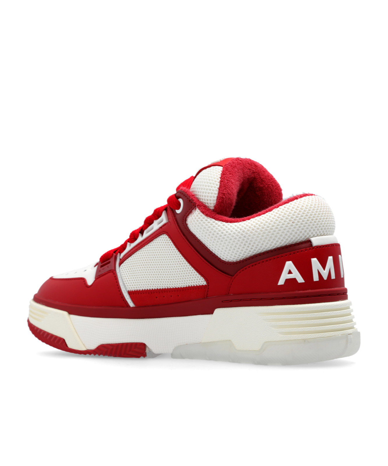 Shop Amiri Ma-1 Panelled Sneakers In Red