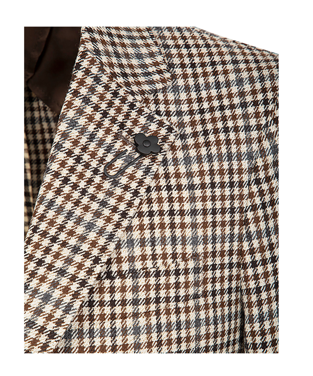Lardini Classic Check Pattern Tailored Blazer In Multicolor