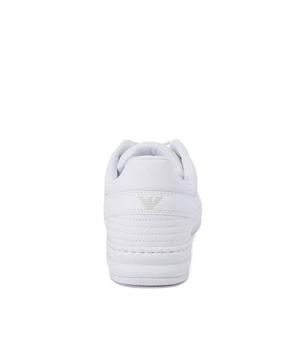 Ea7 White Polyester Sneaker In White