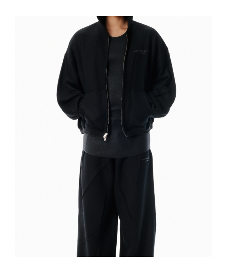 Alexander Wang Black Creased Terry Hoodie In Black