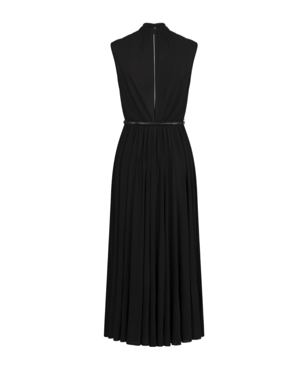 Dior Sleeveless Pleated Dress In Black