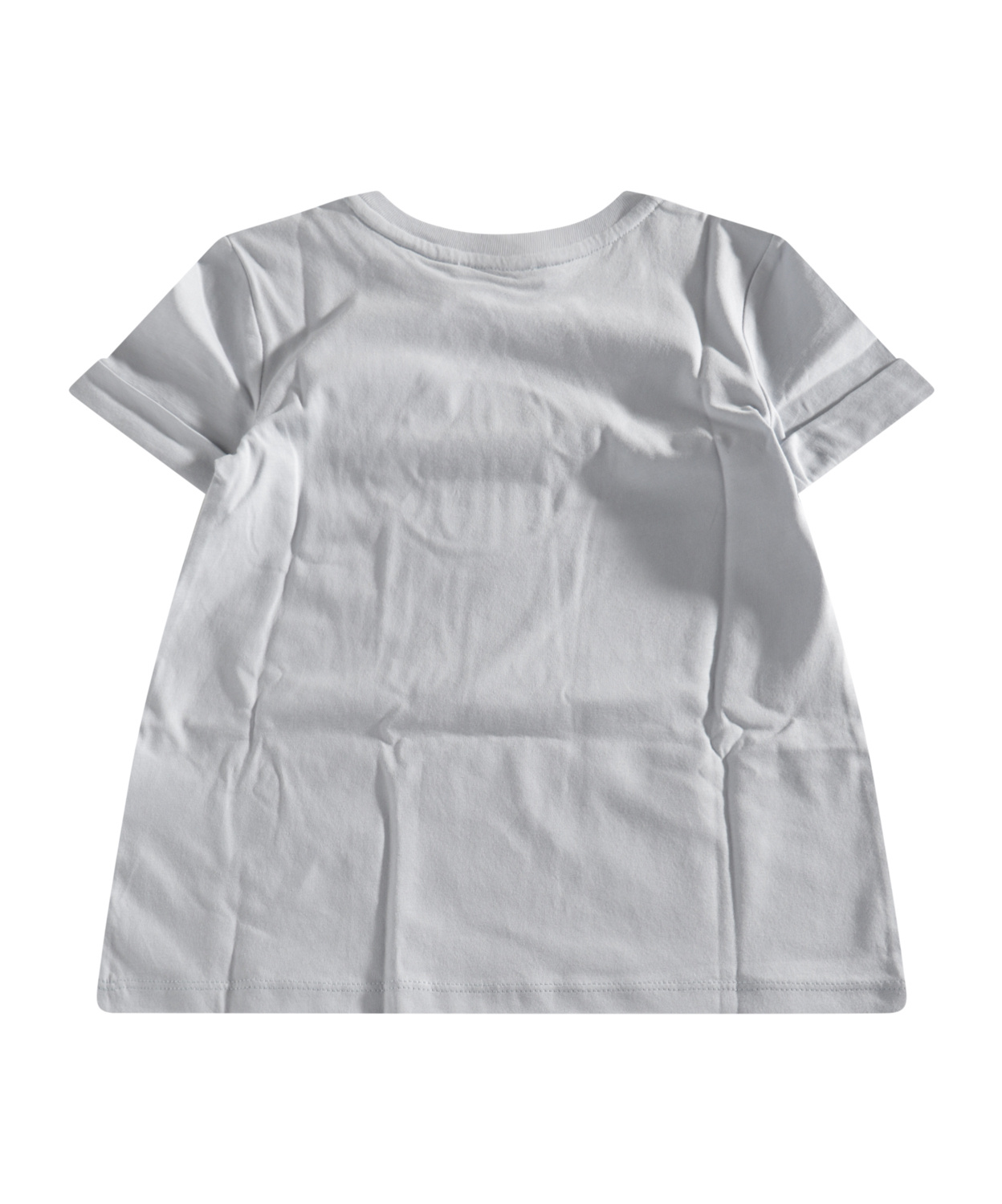 Chloé Kids Logo Embroidered Crewneck T-shirt In Gray