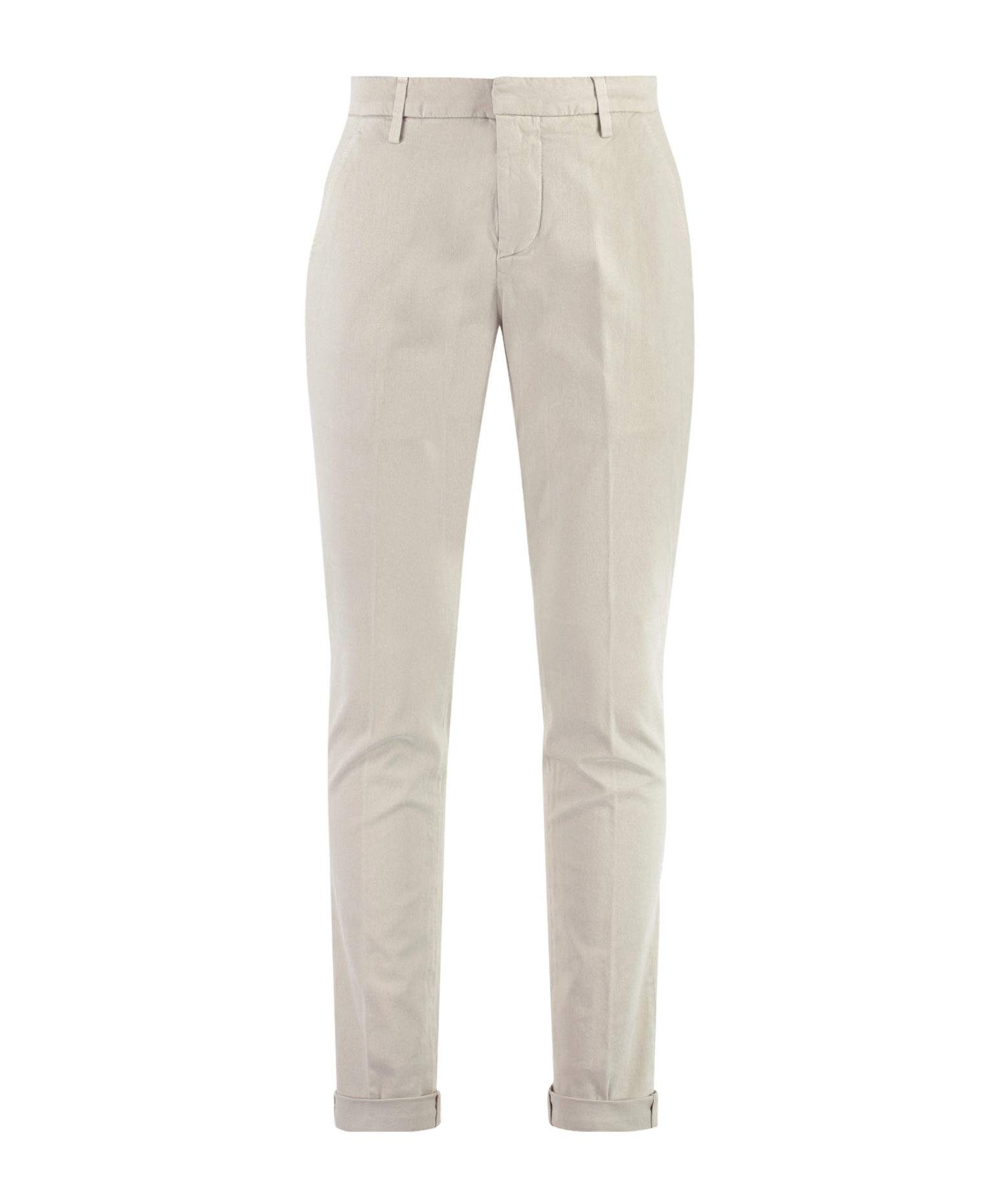 Dondup Belt-lined Casual Pants In Gray
