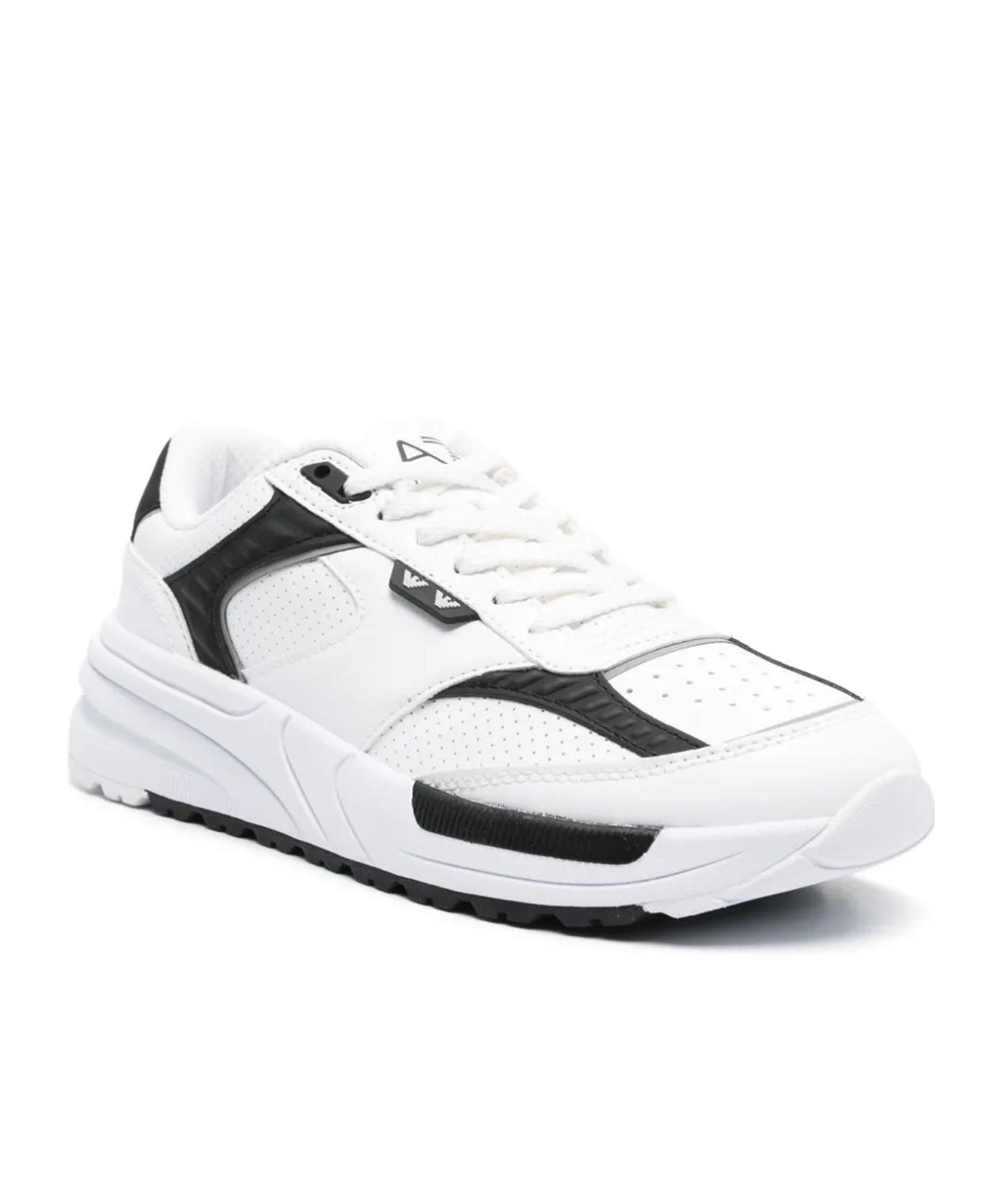 Ea7 Logo Sneakers In White