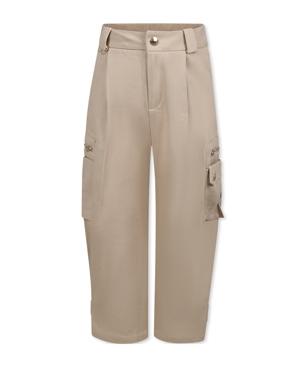 Chloé Multi-pocket Casual Pants In Nude