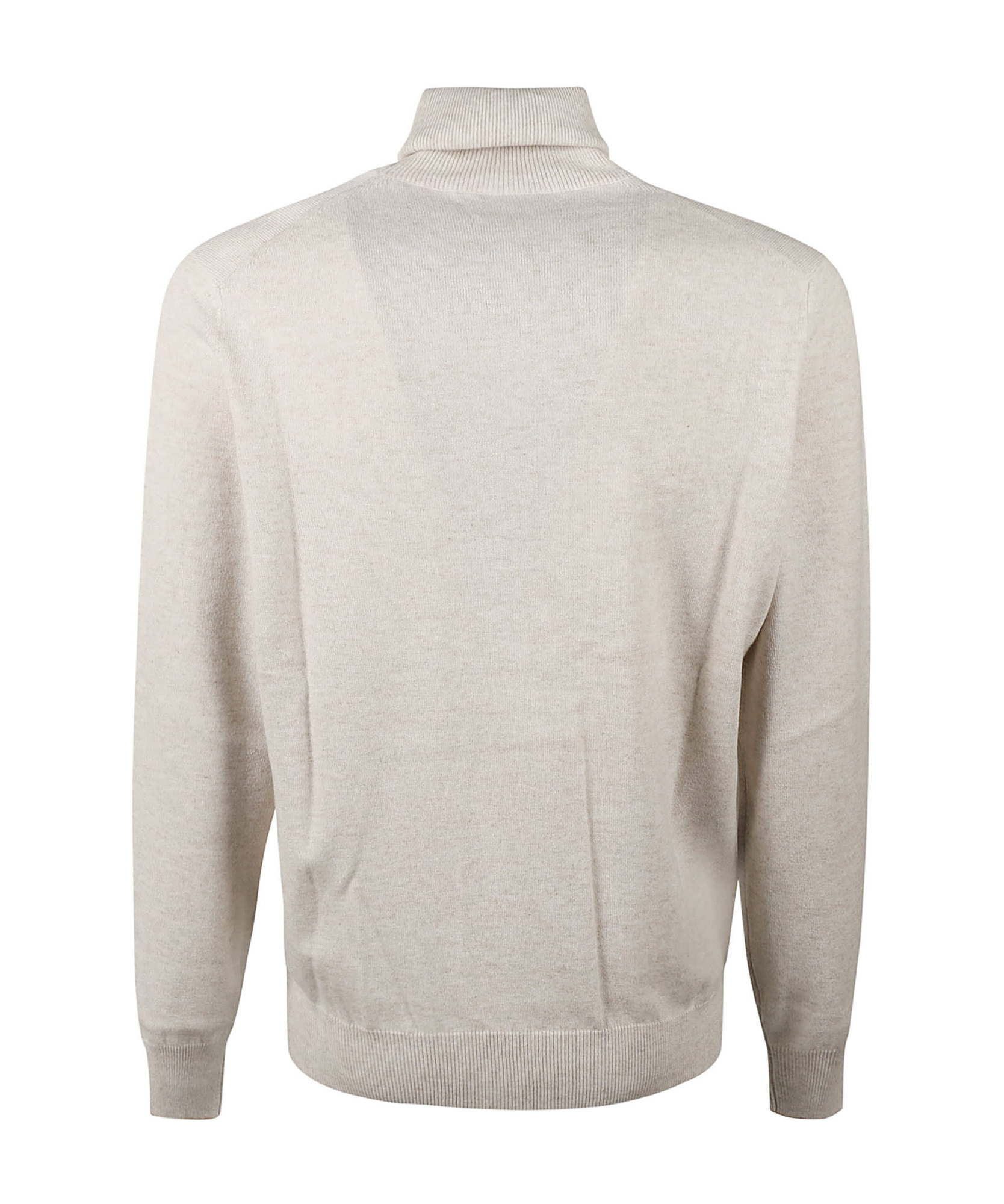 Brunello Cucinelli Men's Luxurious Pure Cashmere Sweater In White