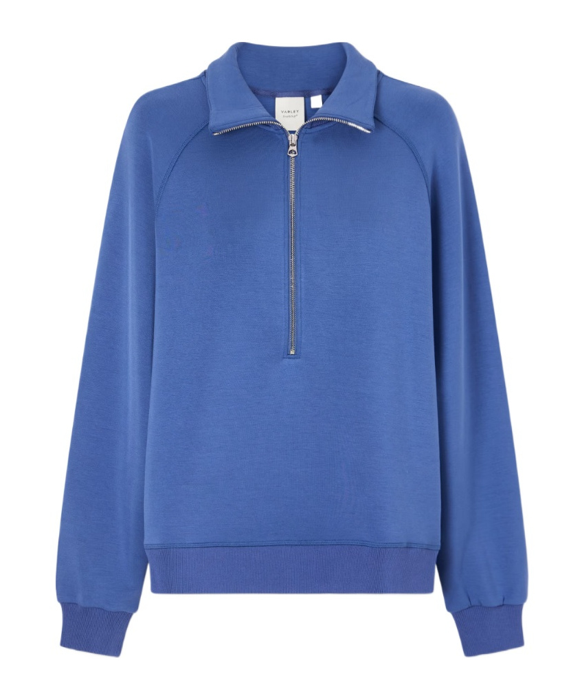 Varley Long-sleeved Sweatshirt In Blue