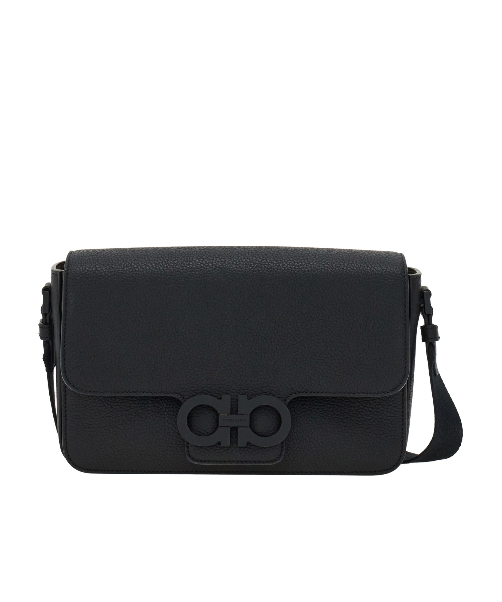 Ferragamo Double Gancini Messenger Bag