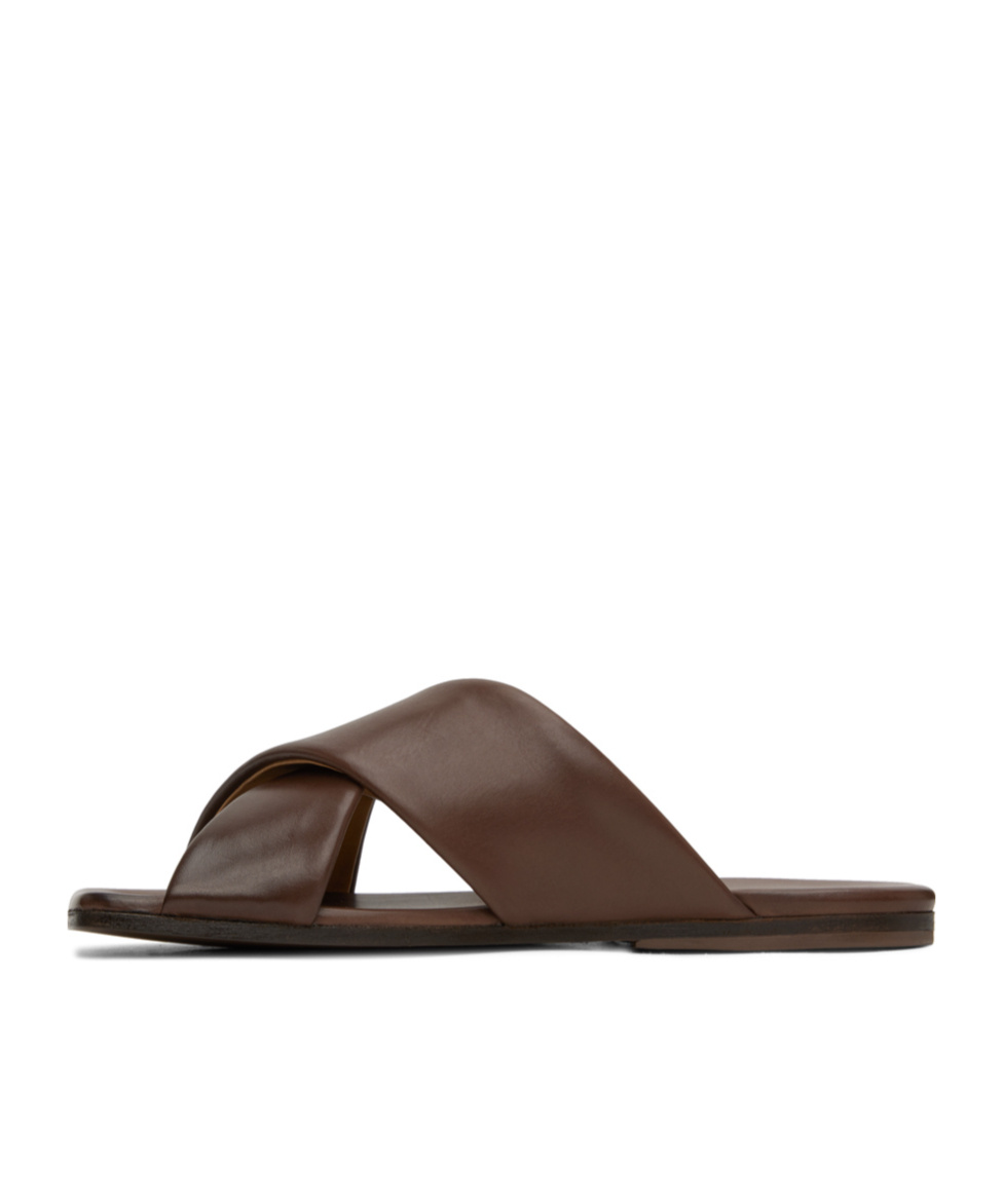 Marsèll Cross-strap Slippers In Green