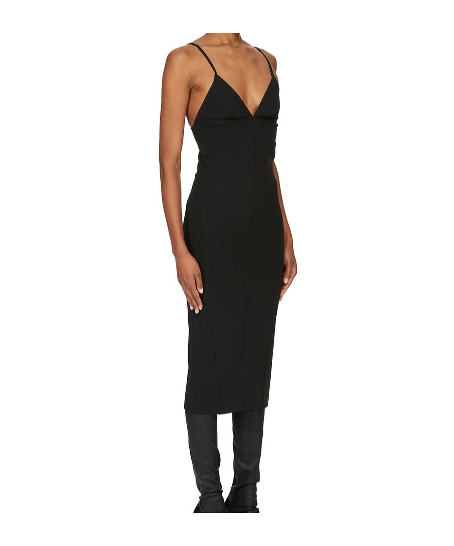 Shop Rick Owens Slip Midi Dress